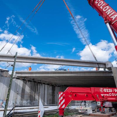 Aushub des zweiten Bauteils